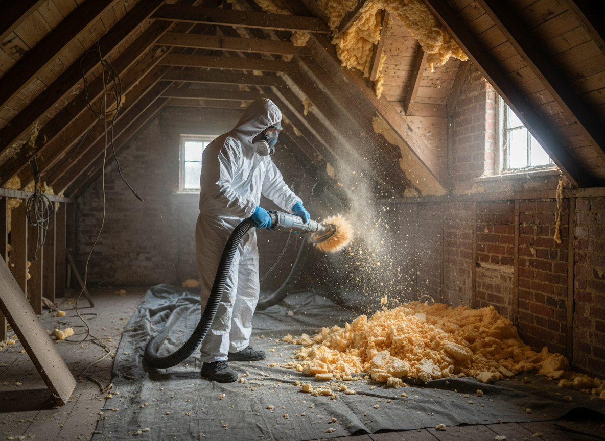 Spray Foam Removal in Wellington