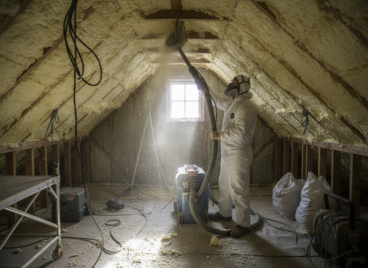 Spray Foam Removal in Shifnal